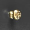 Regency Style Small Cabinet Knob - Brass