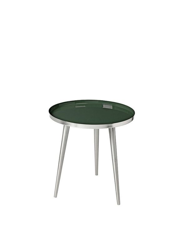 Jelva Side Table - Forest Green save 70% - Image 3