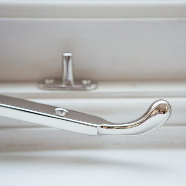 Bulb End Casement Stay - Polished Nickel - Image 2
