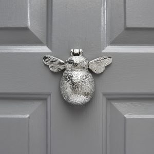 Bumble Bee Door Knocker - Nickel
