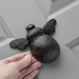 Bumble Bee Door Knocker - Black