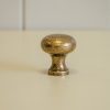 Button Cabinet Knob - Antique Brass - Image 3