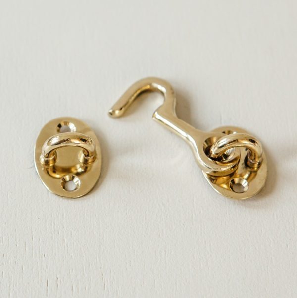 Cabin Hook - Polished Brass - Image 2