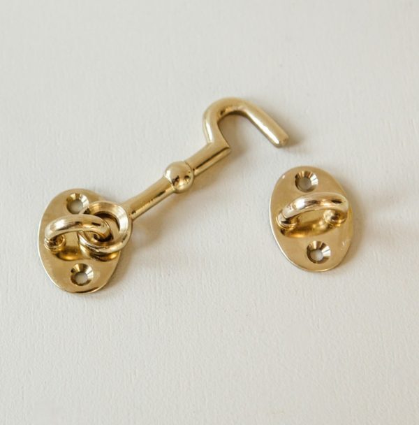 Cabin Hook - Polished Brass - Image 3