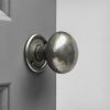 Cottage Bun Door Knobs (Pair) - Antique Iron