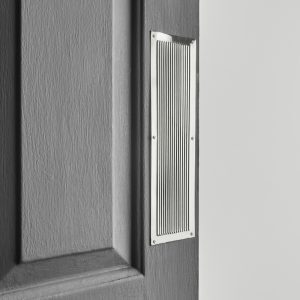 Chester Reeded Fingerplate- Polished Nickel
