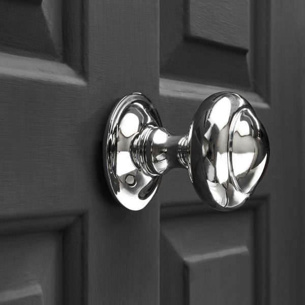 Circular Door Pull - Polished Nickel