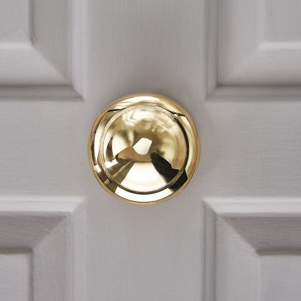 Circular Door Pull- Polished Brass - Image 2