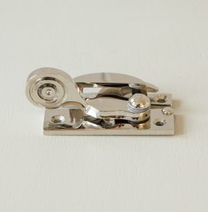 Claw Sash Window Fastener - Polished Nickel