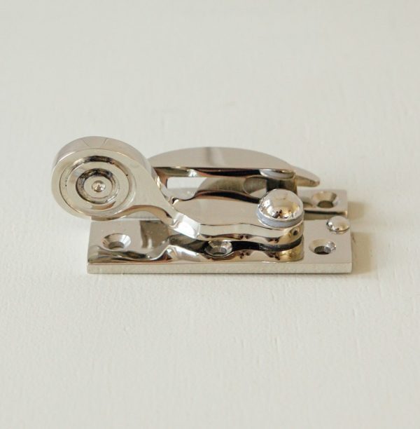 Claw Sash Window Fastener - Polished Nickel
