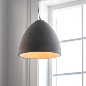 Concrete Dome Pendant Light - Large SAVE 60%