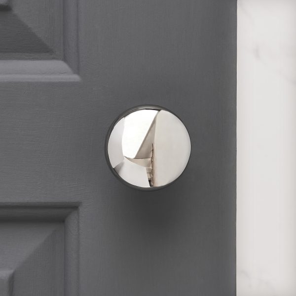 Cottage Door Knobs (Pair) - Nickel - Image 2