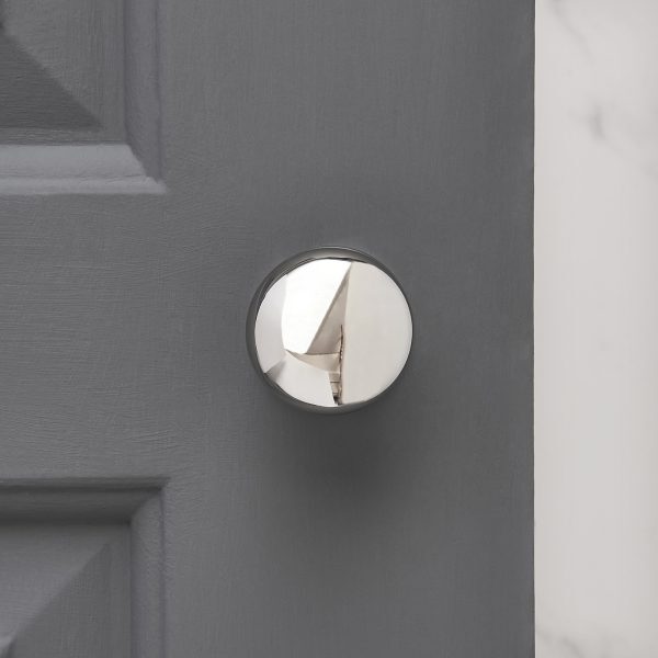 Cottage Door Knobs Small (Pair) - Nickel - Image 3