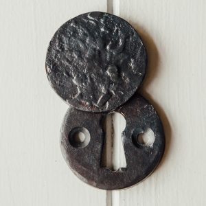 Circular Forged Covered Escutcheon - Black SAVE 25%