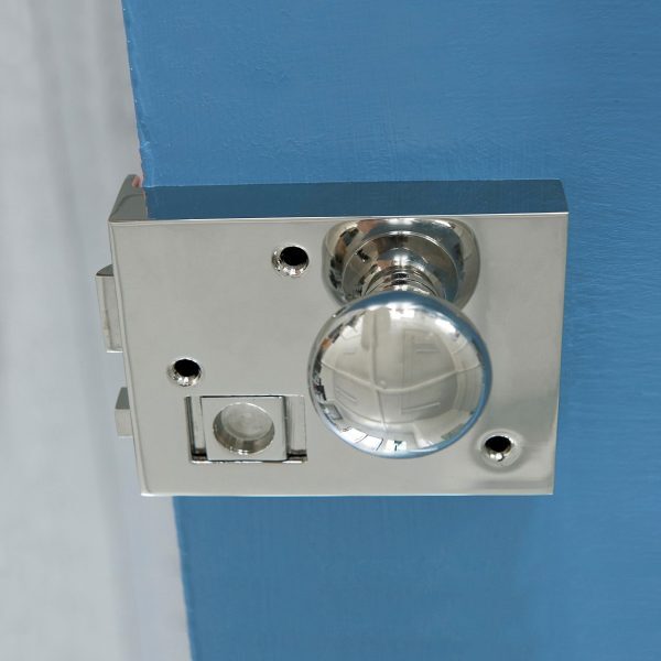 Bathroom Latch - Polished Nickel - Image 3