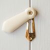 Porcelain Escutcheon - Cream