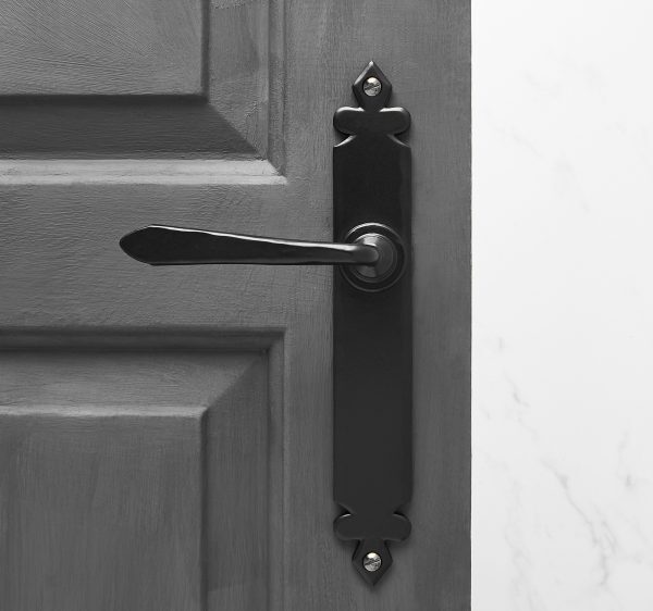 Cromwell Lever Handles (Pair) - Black