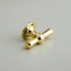 Crossed Cupboard Knob - Polished Brass - Image 2