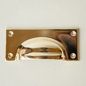 Cast Drawer Pull (Large)- Brass