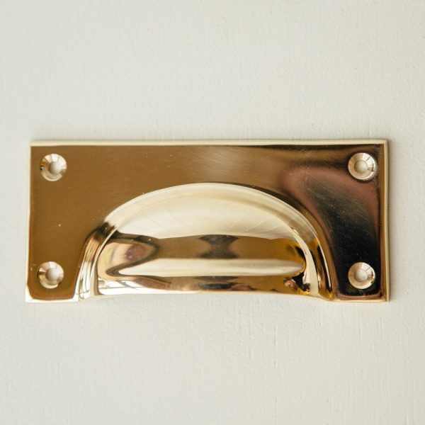 Cast Drawer Pull (Large)- Brass
