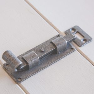 Forged Dartington Door and Cupboard Bolt - Patine