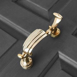Doctor's Door Knocker - Polished Brass