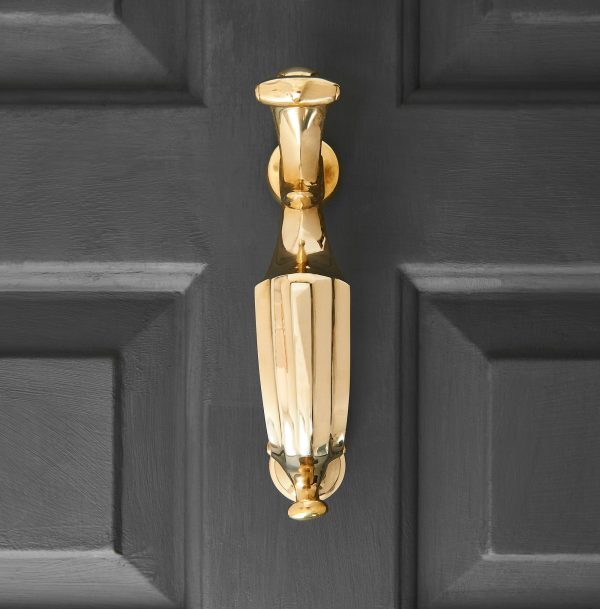 Doctor's Door Knocker - Polished Brass - Image 4