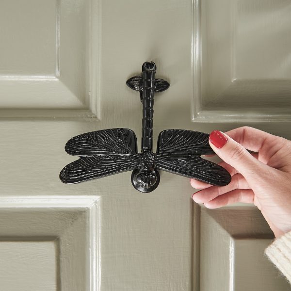 Dragonfly Door Knocker - Black - Image 2