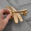 Dragonfly Door Knocker - Polished Brass - Image 4