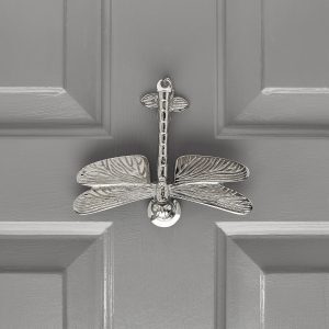 Dragonfly Door Knocker - Nickel