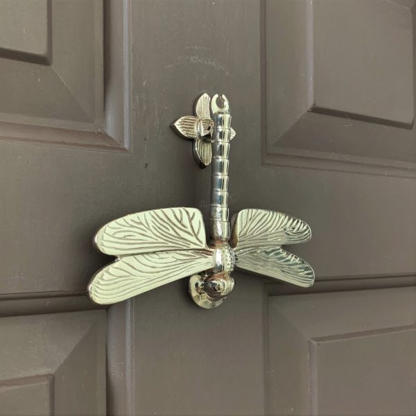 Dragonfly Door Knocker - Nickel - Image 4