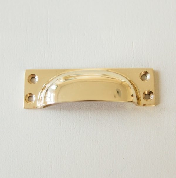 Cast Drawer Pull (Small)- Brass