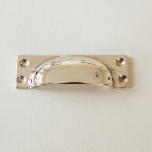 Cast Drawer Pull (Small)- Polished Nickel