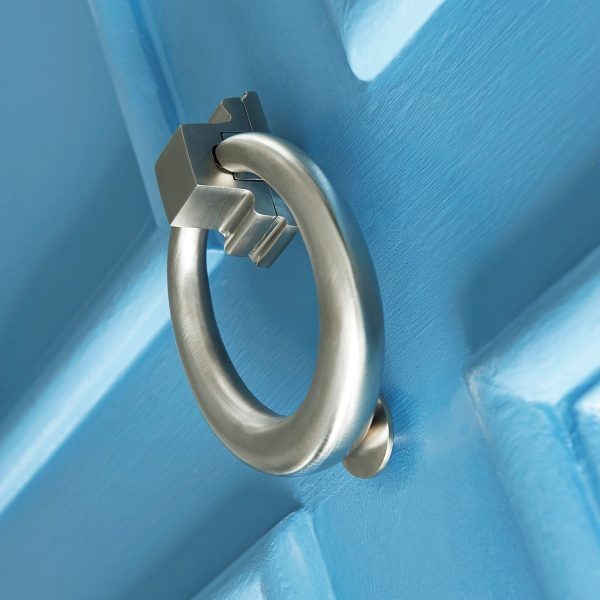 Hoop Door Knocker - Satin Nickel - Image 2