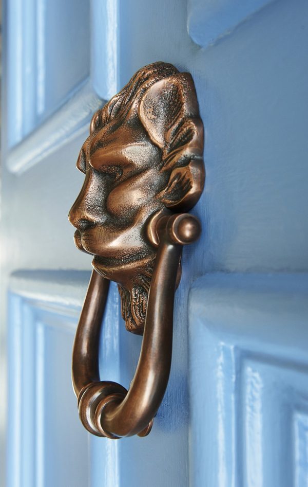 Large Lions Head Door Knocker - Autumn Bronze - Image 2