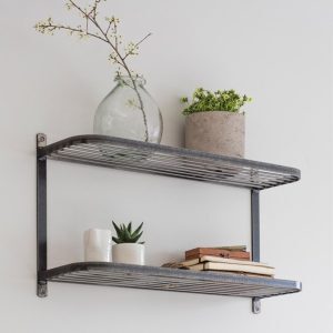 Steel Double Wall Shelf