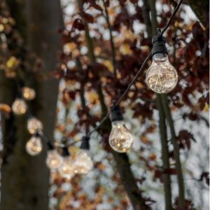 Festoon Extendable Outdoor Bulb Lights - 20 Bulb