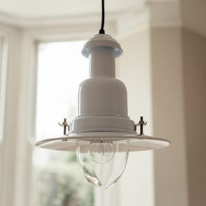 Fishing Pendant Light - White SAVE 60%