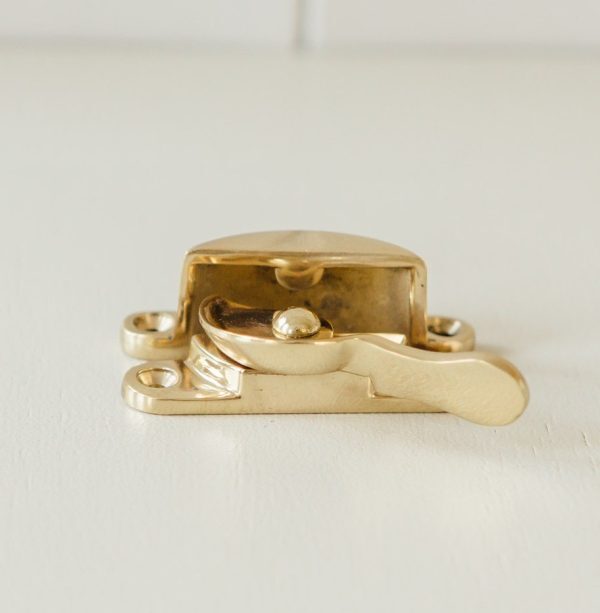 Fitch Sash Window Fastener - Brass