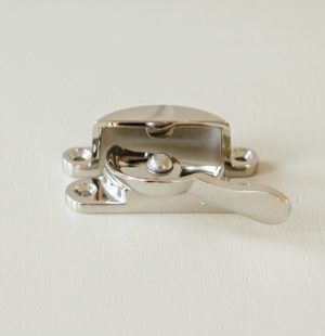 Fitch Sash Window Fastener - Polished Nickel