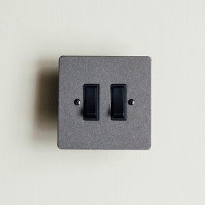 2 Gang 2 Way Rocker Switch - Patine