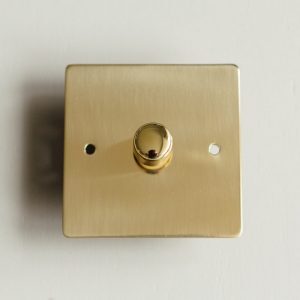 1 Gang Dimmer Switch - Polished Brass