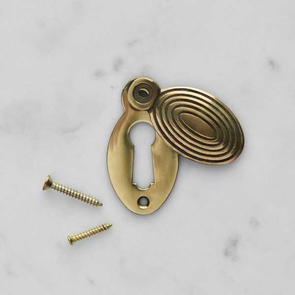 Beehive Escutcheon - Aged Brass - Image 2