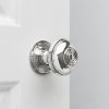 Regency-Style Door Knobs (Pair) - Nickel