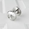 Regency-Style Door Knobs (Pair) - Nickel - Image 3