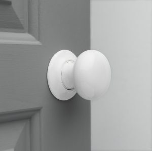 Porcelain Door Knobs (Pair) - White