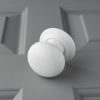Porcelain Door Knobs (Pair) - White - Image 2