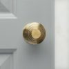 Beehive Mortice/Rim Door Knobs (Pair) - Aged Brass - Image 3