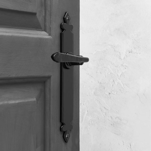 Cromwell Lever Handles (Pair) - Black - Image 2