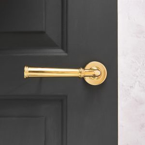 Grace Lever Handles (Pair) - Brass